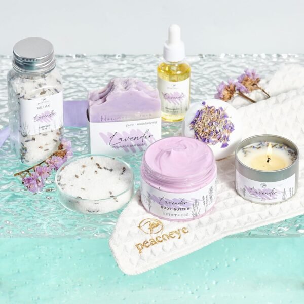 Items for Girls Spa Items Lavender Tub Present Baskets Re... - Image 6
