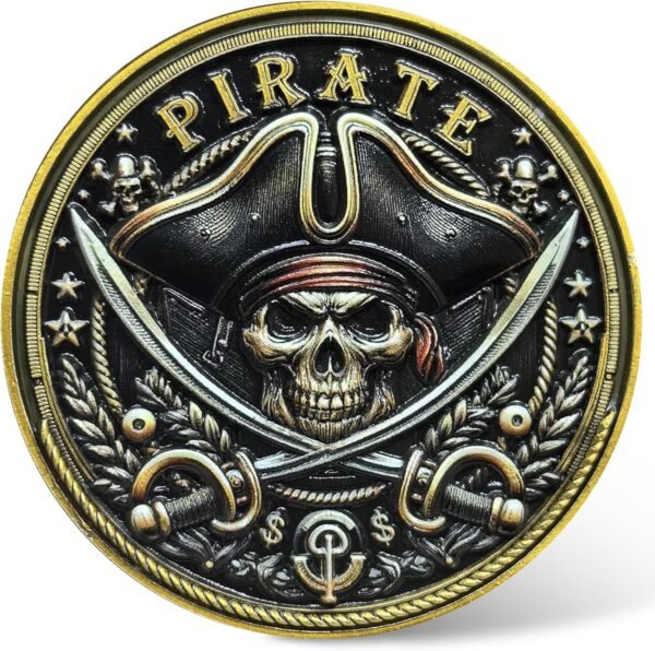 Pirate Problem Coin – Journey-Themed Zinc Alloy Coi... - Image 2